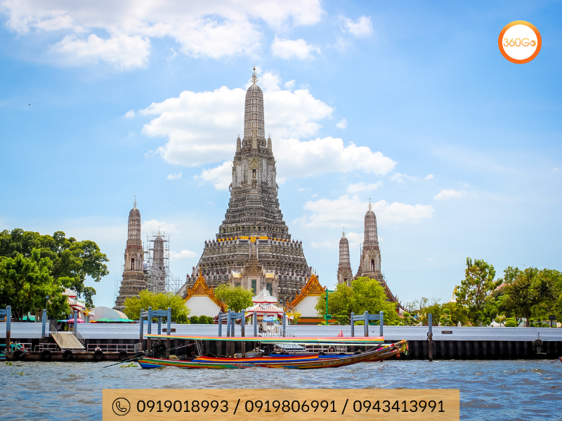 Chùa Wat Arun - Du lịch 360Go